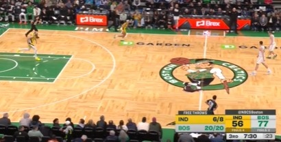 就领先这20分！凯尔特人本场罚球已经20罚20中